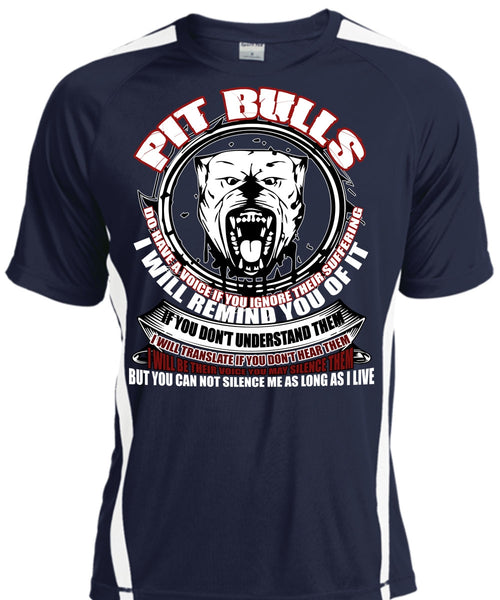 Pit Bulls Do Have A Voice T Shirt, My Favorite T Shirt, Cool Shirt