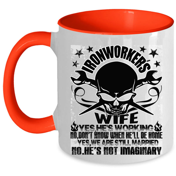 Beautiful Wife Coffee Mug, Ironworker's Wife Accent Mug