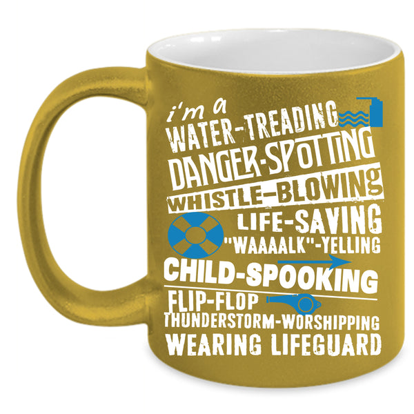 I'm A Water Treading Coffee Mug, Awesome Swimming Coffee Cup