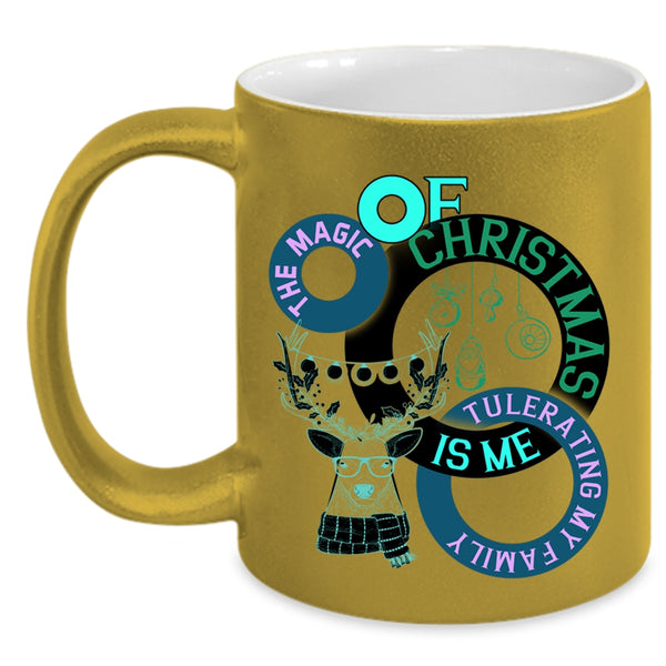 Tulerating My Family Coffee Mug, The Magic Of Christmas Accent Mug