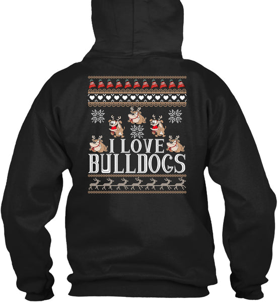 I Love Bulldogs T Shirt, This Girl Loves Christmas T Shirt