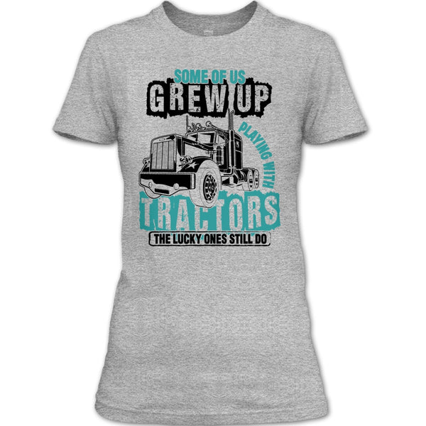 Playing With Tractor T Shirt, I Love Tractor T Shirt