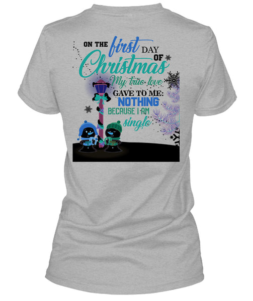 On The First Day Of Christmas T Shirt, This Girl Loves Christmas T Shirt