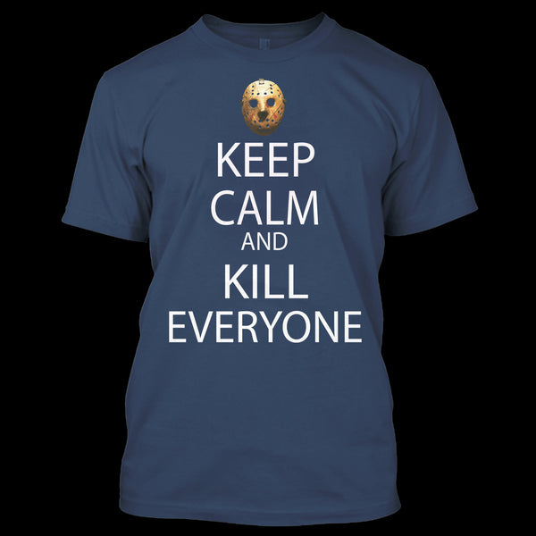 A black t-shirt with the shopify logo