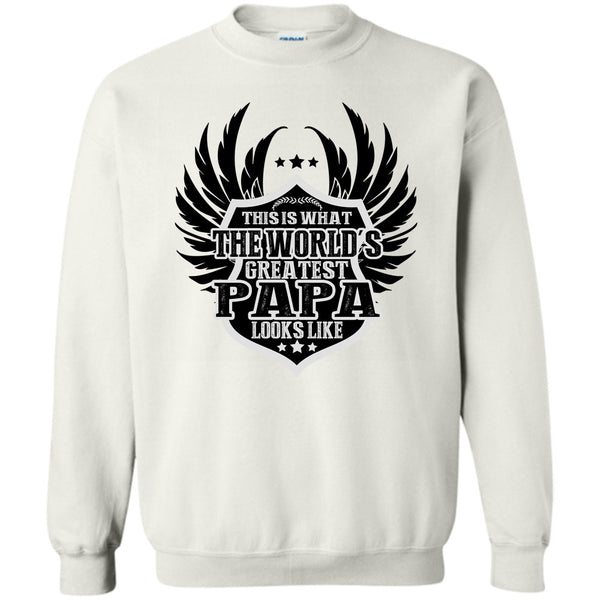 Coolest Papa Ever T Shirt, The World's Greatest Papa Sweatshirt