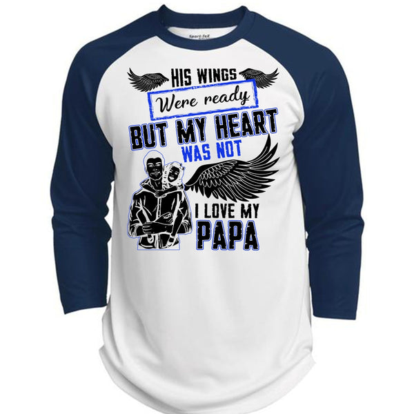 I Love My Papa T Shirt, Being A Daddy T Shirt, Awesome T-Shirts  (Polyester Game Baseball Jersey)