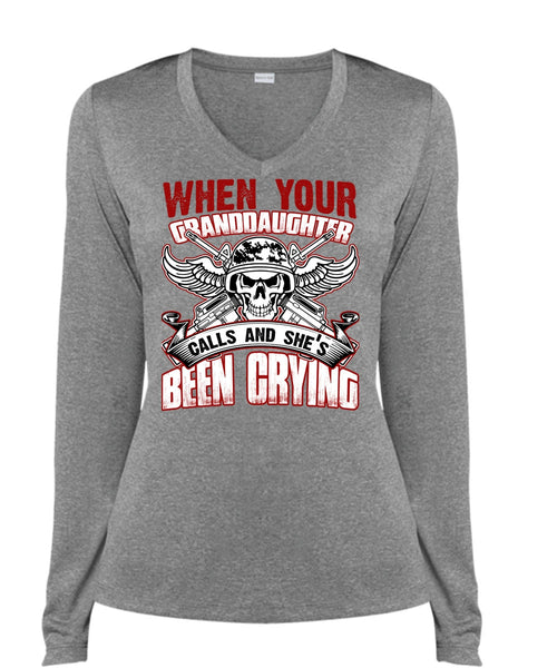 When Your Granddaughter Calls T Shirt, I Love Grandkid T Shirt