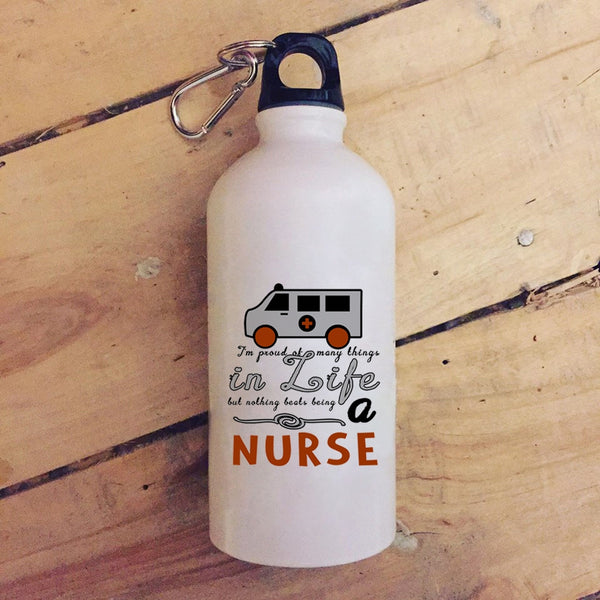 I Love Being A Nurse 20 oz Stainless Steel Bottle,Funny Gift For Nurse Outdoor Sports Water Bottle