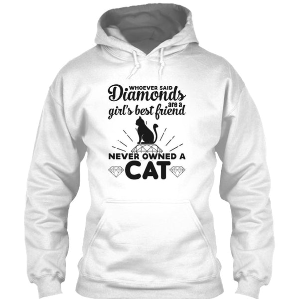 Girl's Best Friend Never Owned A Cat T Shirt, I Love My Cat T Shirt