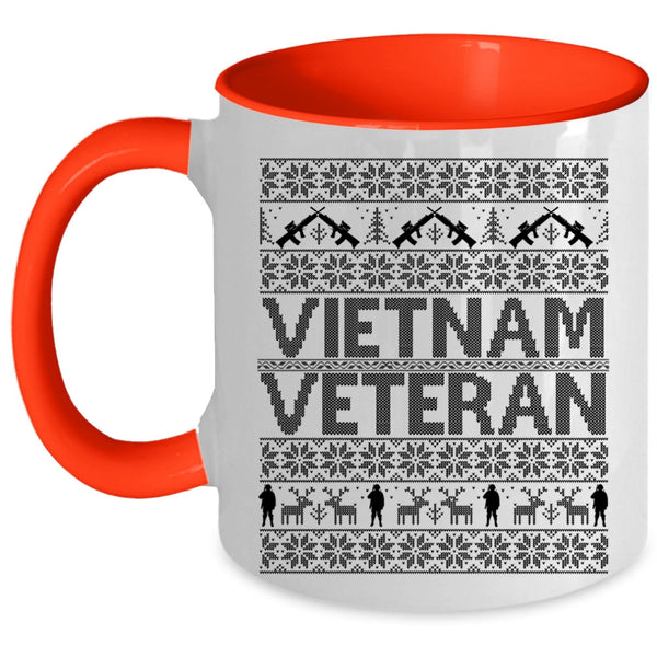 Funny Gift For Veterans Coffee Mug, Vietnam Veteran Accent Mug