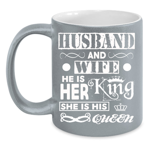 Husband And Wife Coffee Mug, Cool Just Married Coffee Cup