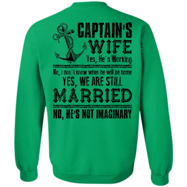 I Love Husband T Shirt, Captain's Wife Sweatshirt