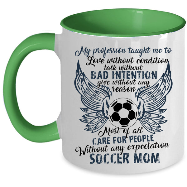 Awesome Soccer Mom Coffee Mug, Soccer Mom Accent Mug