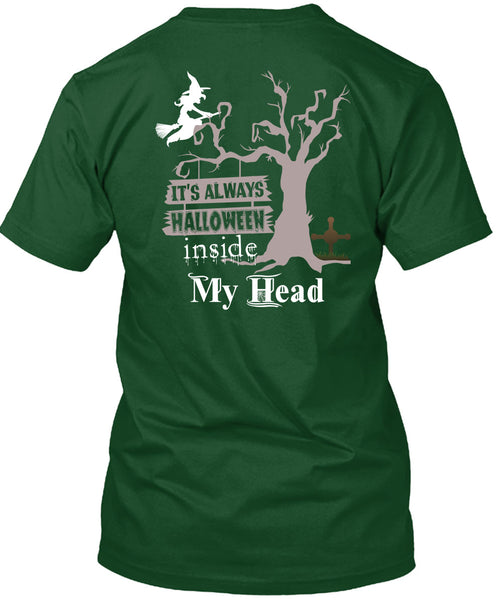 It's Always Halloween Inside My Head T Shirt, I Love You Pumpkin T Shirt