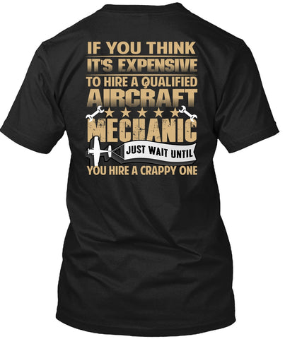 A black t-shirt with the shopify logo