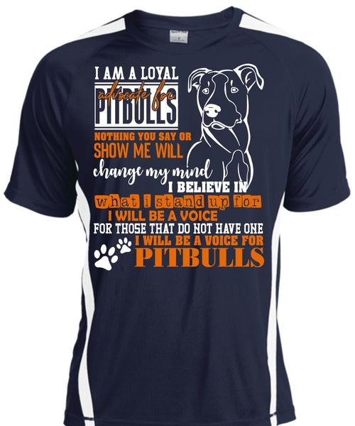 I Will Be A Voice For Pit Bulls T Shirt, Loyal Advocate For Pit Bulls T Shirt, Cool Shirt