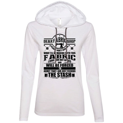 A black t-shirt with the shopify logo