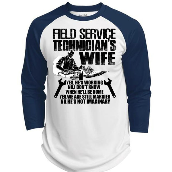 Field Service Technician's Wife T Shirt, I Love Police T Shirt, Awesome T-Shirts  (Polyester Game Baseball Jersey)