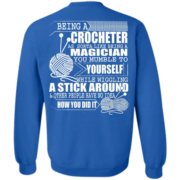 Being A Magician T Shirt, I Love Knitter Sweatshirt