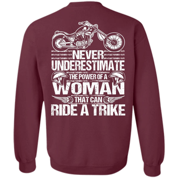 The Power Of A Woman T Shirt, I Love Biker Sweatshirt