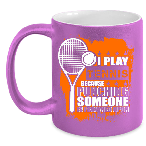I Play Tennis Coffee Mug, Awesome Tennis Player Coffee Cup