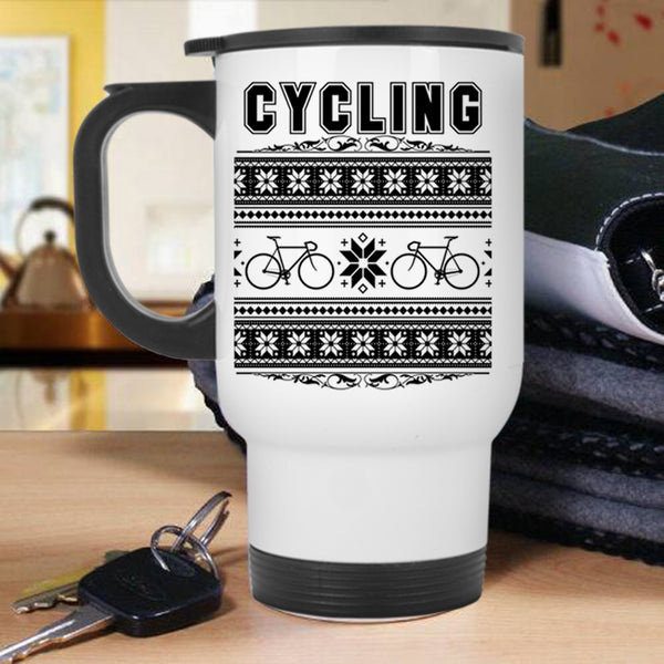 I Love Christmas  Travel Mug, Cycling Mug