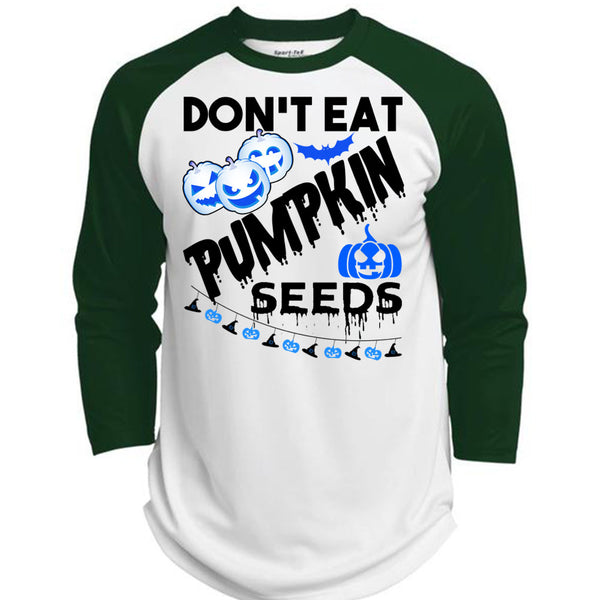 Don't Eat Pumpkin Seeds T Shirt, Wait For Halloween T Shirt, Awesome T-Shirts  (Polyester Game Baseball Jersey)