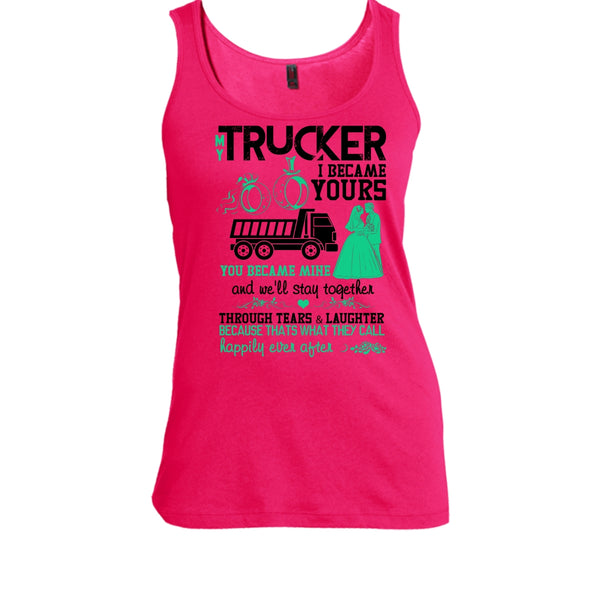 My Trucker T Shirt, I Love My Trucker Tank Top