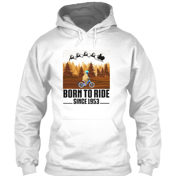 Born To Ride Since 1953 T Shirt, Biker Merry Christmas T Shirt