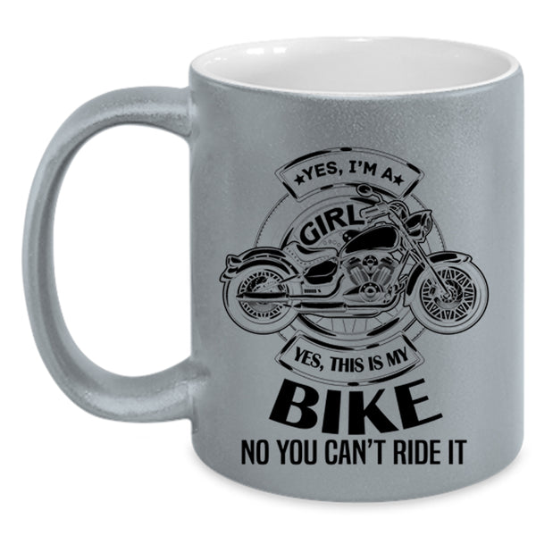 This Is My Bike Coffee Mug, I'm A Girl Accent Mug