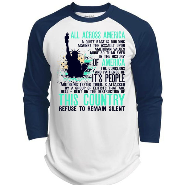 All Across America T Shirt, I Love Veteran T Shirt, Awesome T-Shirts  (Polyester Game Baseball Jersey)