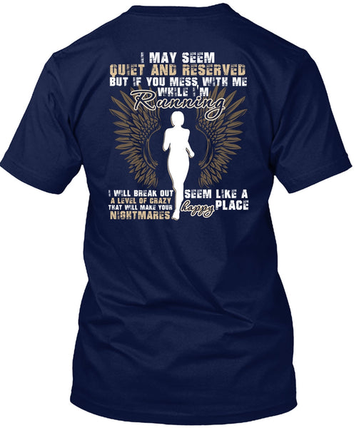 I'm Running T Shirt, Happy Place T Shirt
