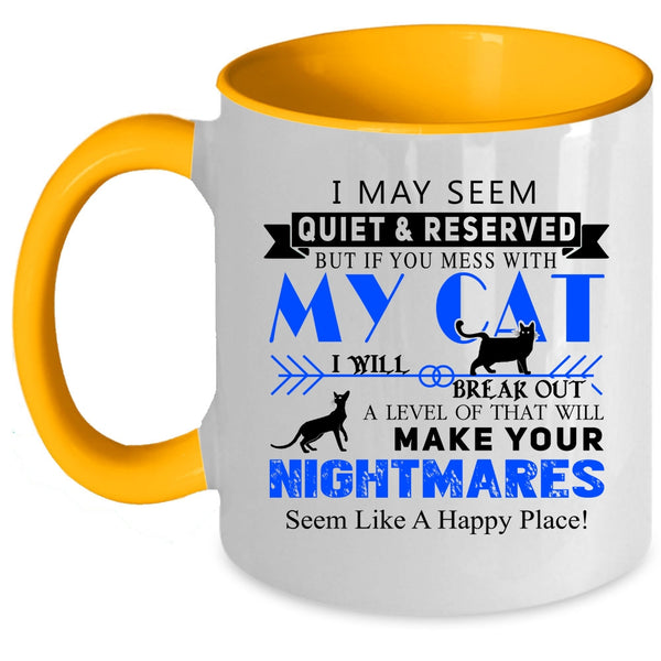 Don't Mess With My Cat Mug, I Love My Pets Cup