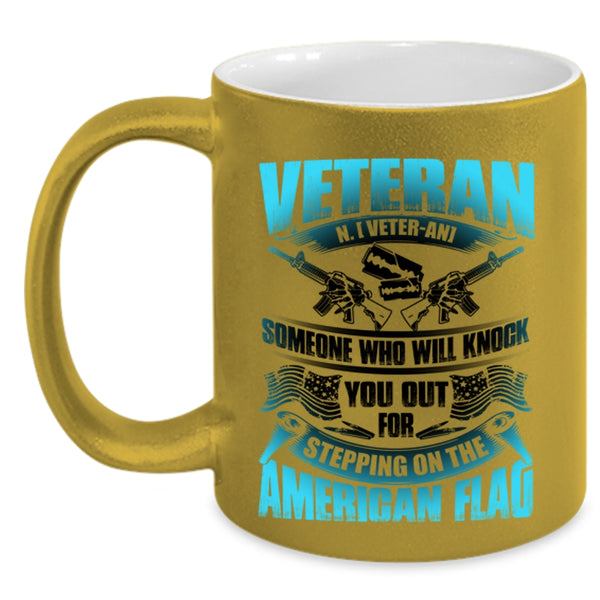 Cool Gift For Veterans Coffee Mug, Veteran Accent Mug