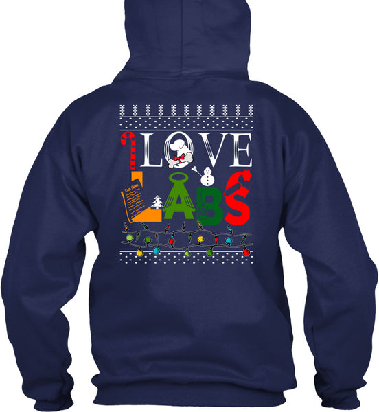 I Love Labs T Shirt, This Girl Loves Christmas T Shirt