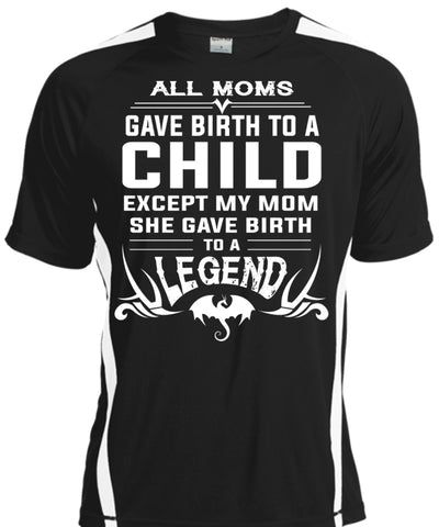 A black t-shirt with the shopify logo
