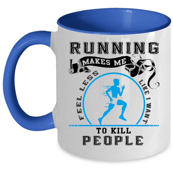 Cool Gift For Runner Coffee Mug, Funny Running Accent Mug