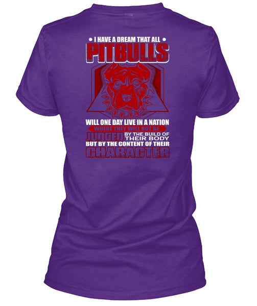 I Have A Dream That All Pit Bulls T Shirt, My Pets T Shirt