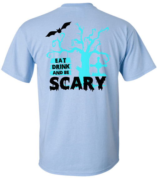 Eat Drink And Be Scary T Shirt, Wait For Halloween T Shirt