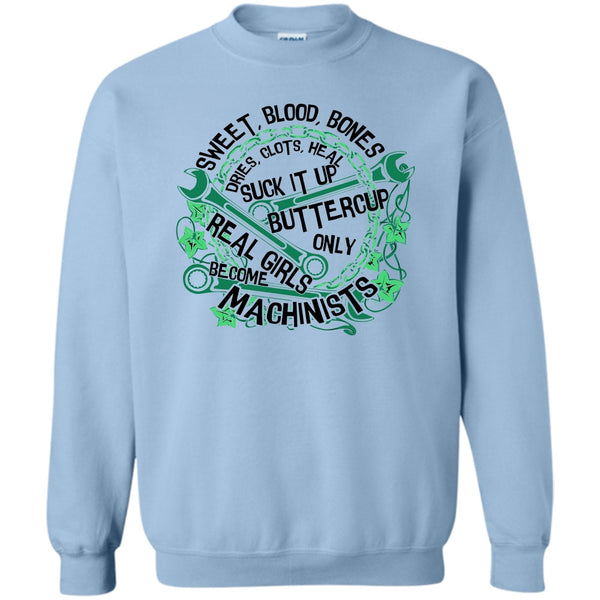 Coolest Mechanic Girls T Shirt, Sweet Blood Bones Sweatshirt