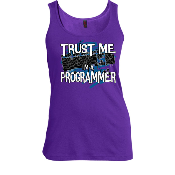 Trust Me I'm A Programmer T Shirt, Coolest Programmer Tank Top
