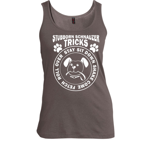 Stubborn Schnauzer Tricks Shirt, Cool Dog Shirt