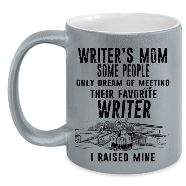 Favorite Writer Coffee Mug, Writer's Mom Accent Mug