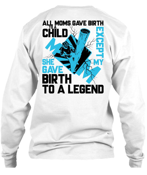 All Moms Gave Birth To A Child T Shirt, I Love Lineman T Shirt