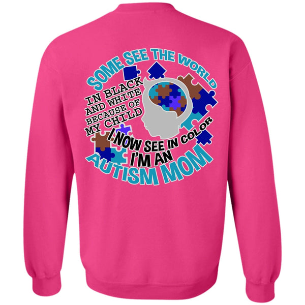 I Love Mom T Shirt, I'm An Autism Mom Sweatshirt