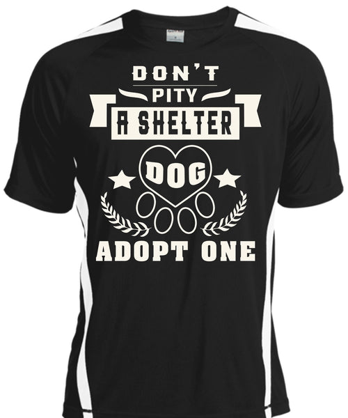 A black t-shirt with the shopify logo