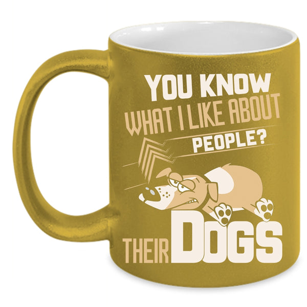 Their Dogs Coffee Mug, Funny Gift For Dog Lover Coffee Cup