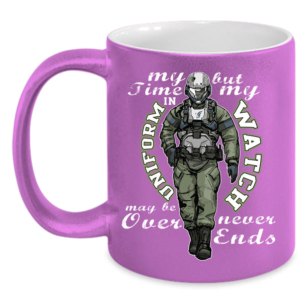 My Time In Uniform  Coffee Mug, Cool Gift For Veteran Coffee Cup