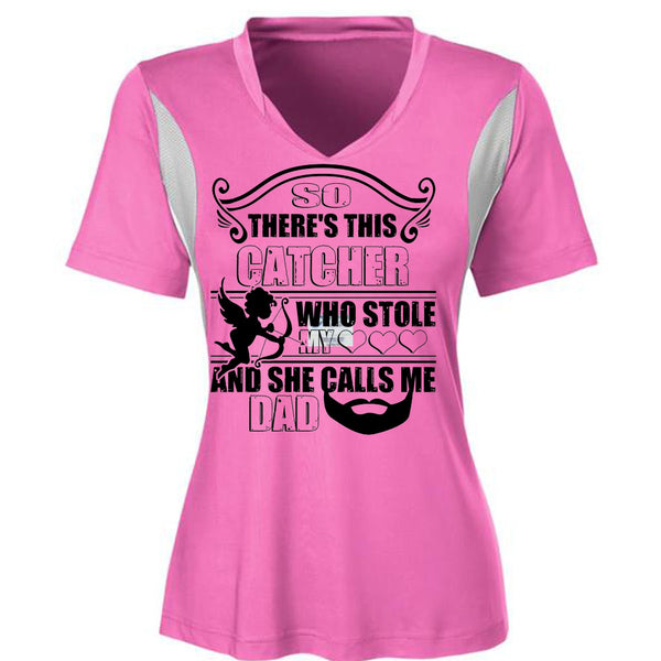 So There's This Catcher Who Stole My Heart T Shirt, Being A Daddy T Shirt, Awesome T-Shirts