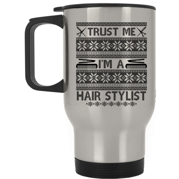 Christmas Tree Travel Mug, I'm A Hair Stylist Mug